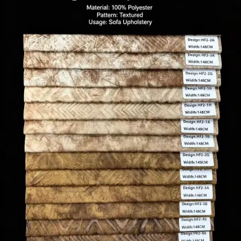 Hot Stamping Holland Velvet Fabric | 100% Polyester Waterproof Stain Resistant Upholstery Fabric for Sofa Furniture